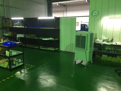 20 吋多段式水冷扇：廠房內使用