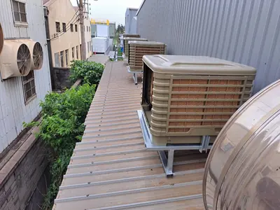 側吹式水冷空調：露台安裝