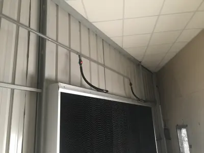 加固式水濂牆：廠房室內安裝