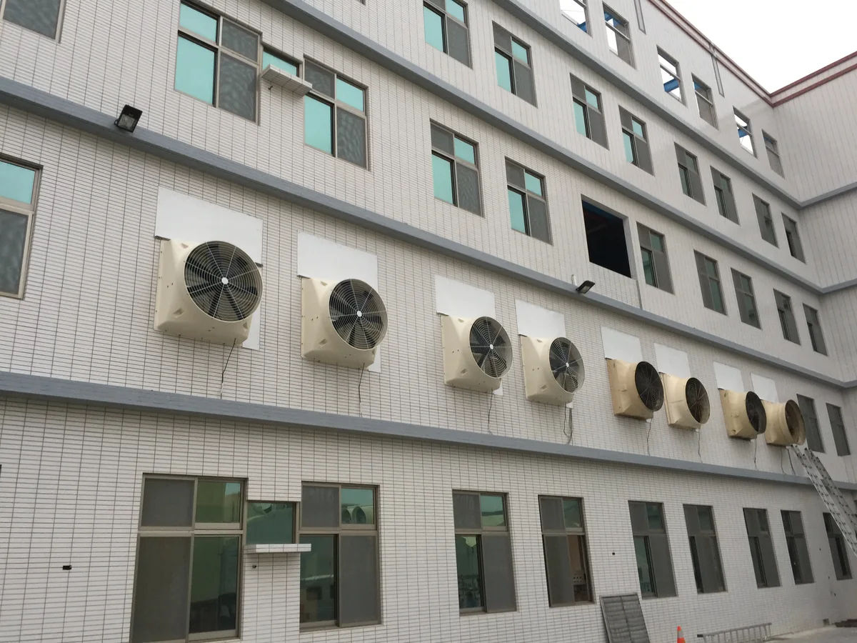 興源精密機械廠雙風機通風工程